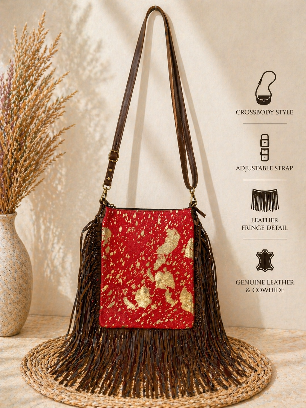 “Wildfire” Fringe Crossbody