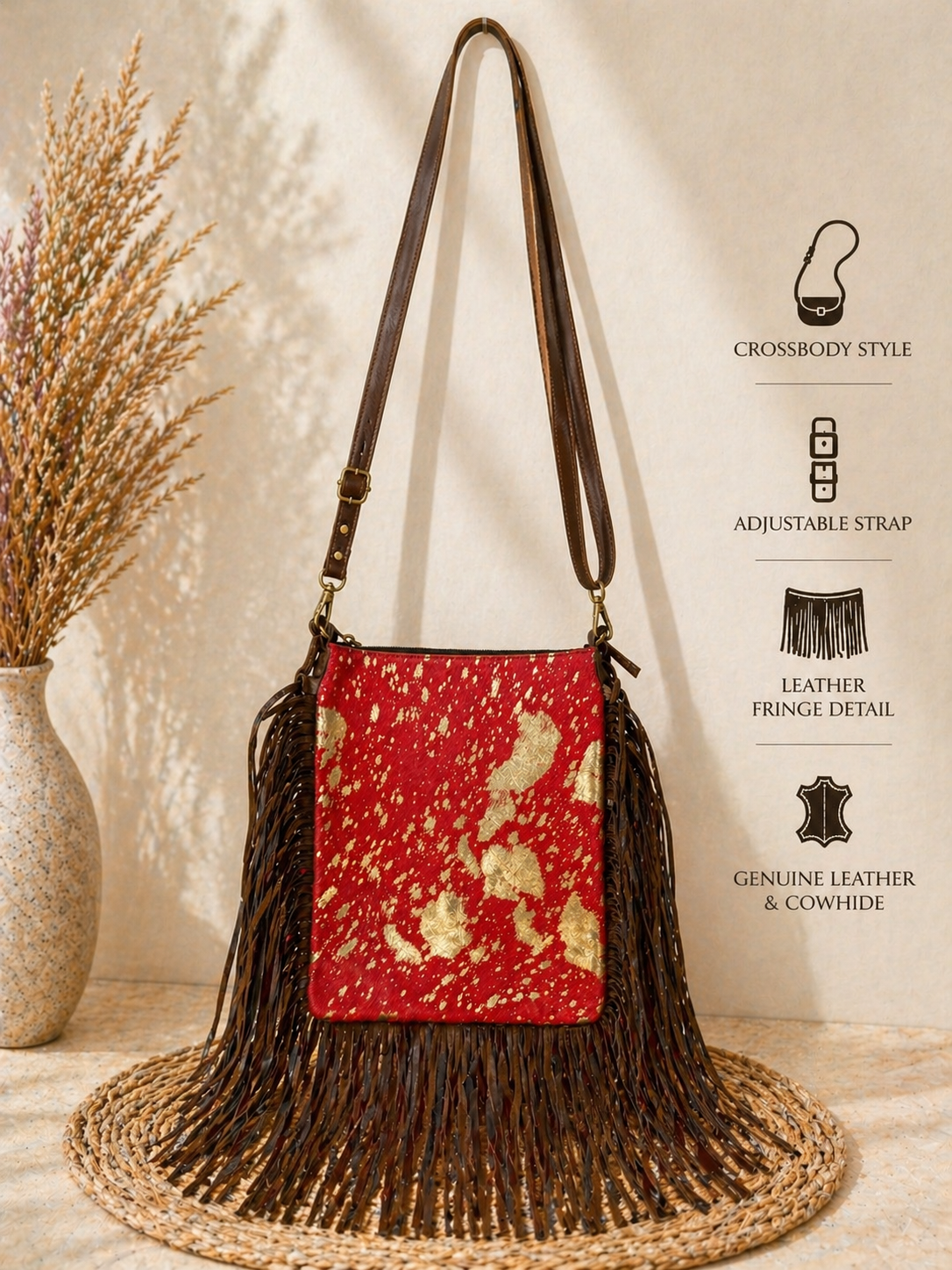 “Wildfire” Fringe Crossbody