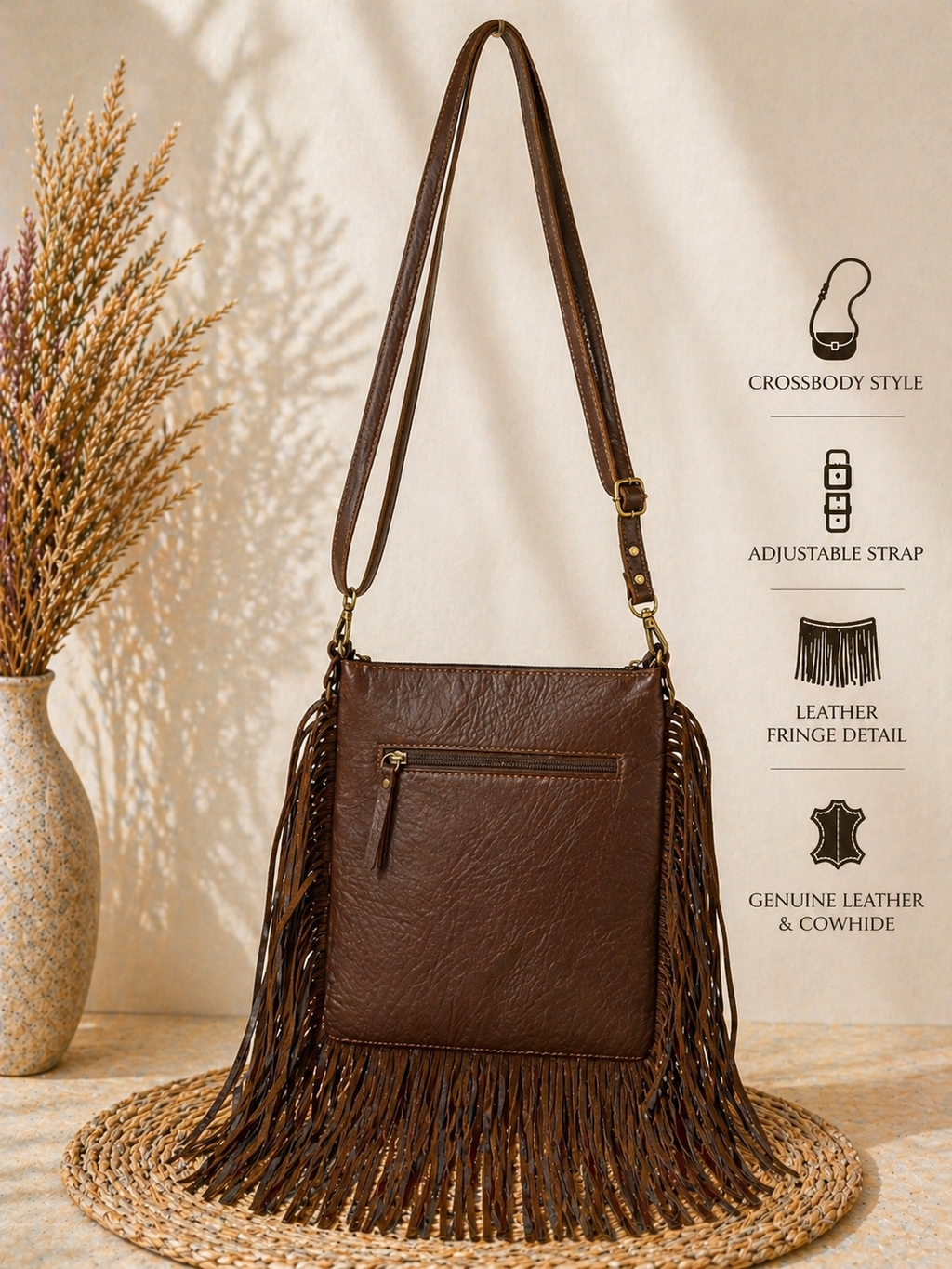 “Wildfire” Fringe Crossbody