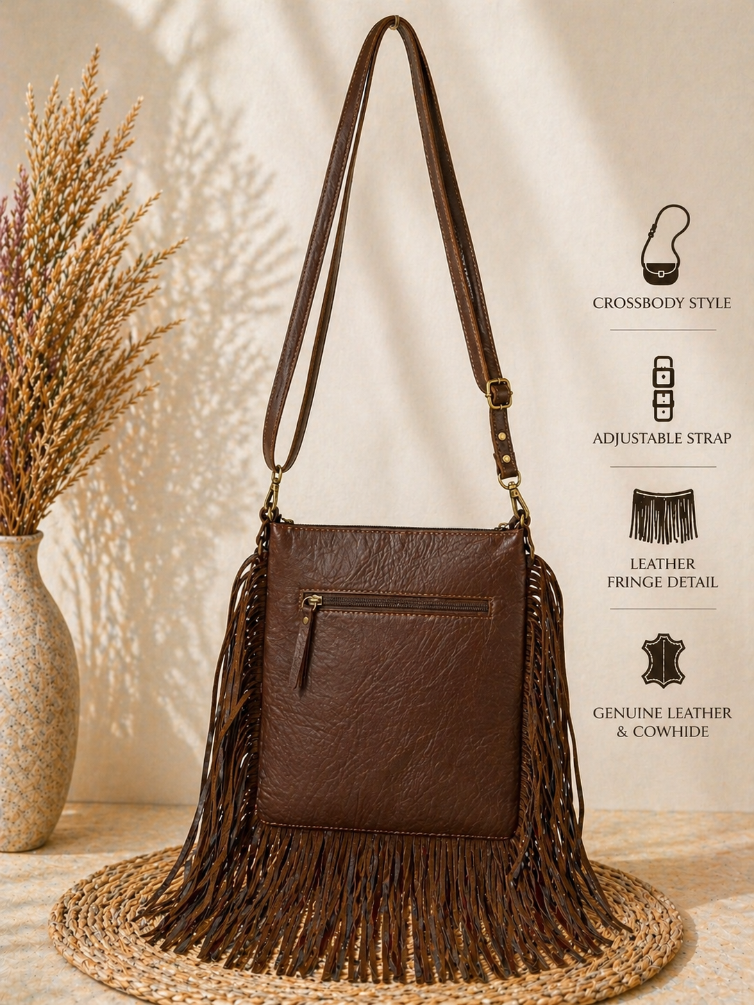 “Wildfire” Fringe Crossbody